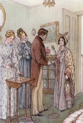 Illustration für Wives and Daughters von Mrs. Gaskell